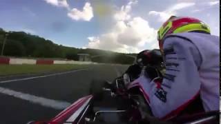 Parolin Kart OnBoard Kerpen OK Senior TM LeMans  hot lap [upl. by Attalie]