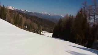 Katschberg  Piste 25 Almenabfahrt  Piste 24 Branntweinerabfahrt [upl. by Enelehcim278]