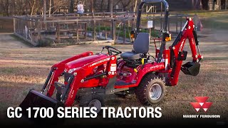 MF GC 1700 SubCompact Tractors  Overview [upl. by Aicemed832]