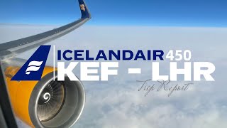 TRIP REPORT  Icelandair B767300  Keflavík Airport  London Heathrow BUSINESS CLASS [upl. by Anyal]