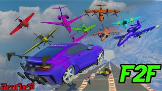 Face 2 Face On Mega Ramp  GTA Races  IN TELUGU  Revolter Gaming [upl. by Avrit45]