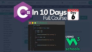 C Full Course in 10 Days using W3Schools  Day6 of W3Schools C Tutorial [upl. by Ihskaneem]