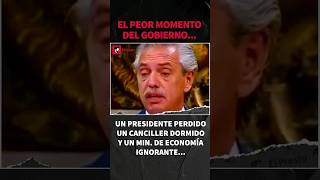 El peor momento del gobierno argentino [upl. by Natlus619]