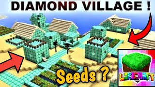 BEST Diamond Village 💎 SEED in LOKICRAFT  Om Tiwari Lets Play [upl. by Mitchiner610]