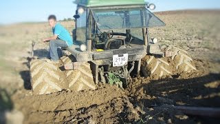 Tractors stuck in mud 2015 ultimate compilation video [upl. by Reywas]