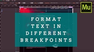 Format Text in different breakpoints  Adobe Muse [upl. by Elleneg440]