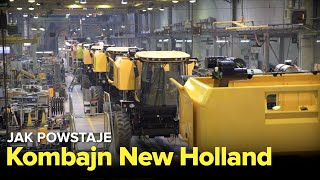 Jak powstaje kombajn New Holland  Fabryki w Polsce [upl. by Nairadal745]