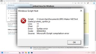 Fixed Windows Script Host Syntax Error Code 800a03ea Microsoft Jscript Compilation Error Guide [upl. by Aket148]