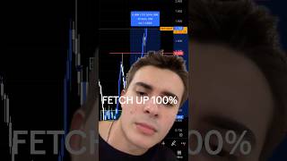 FETCH UP 100 crypto bitcoin fetchai daytrading stocks investing money cryptotrading powell [upl. by Bennir123]