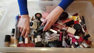 ASMR massive quick makeup rummage No talking [upl. by Prevot600]