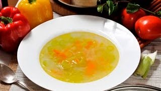 Consomé de verduras  Vegetable Soup [upl. by Devlen]