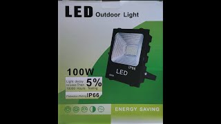 Gesto 200W LED Flood Light Unboxing amp Testing  Gesto led light unboxing [upl. by Sesom]