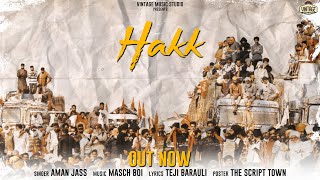 Hakk   Aman Jass  Latest Punjabi Songs 2021  Vintage Music Studio [upl. by Nele]