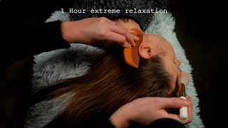 ASMR 1 hour relaxing Scalp massage for sleep  No talking [upl. by Lyall]