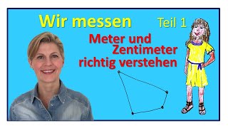 Meter und Zentimeter RICHTIG verstehen  Wir messen Teil 1 [upl. by Ennire]