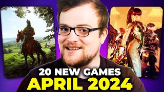 20 New Games You NEED To Know About  April 2024 [upl. by Levitan]