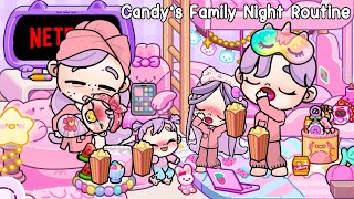 Candy’s Family Night Routine at Kawaii House 🌙🏠 Avatar World  Pazu [upl. by Pate]