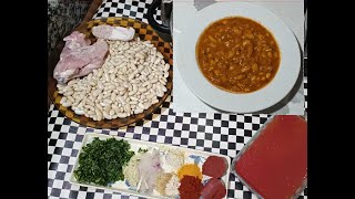 وصفة أللوبية ألبيضاء إقتصادية ومفيدة الفاصوليا الجافة Recette haricots blancs secs [upl. by Ytsirc]