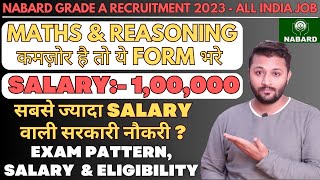 NABARD Grade A Notification 2023 Out  For Any Graduate  Salary 100000  Exam Pattern  Posts [upl. by Yenaffit]