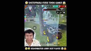 😎 UNSTOPPABLE FORCE😭ON CREZY 🤪 TONDE GAMER 🤯  I AM THEE GOD 🙎 DAI🤕 freefire tondegamer shorts [upl. by Aernda474]