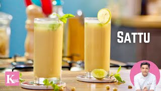 What is Sattu  Chana Sattu Drink Jau Sattu Drink Benefits  Kunal Kapur Summer Drink Recipes सत्तू [upl. by Fernande]