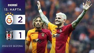 Galatasaray 21 Beşiktaş  13 Hafta  202223 [upl. by Eillil885]