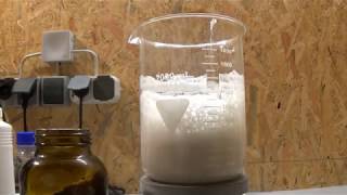 Calcium acetate synthesis first step to lead2acetate [upl. by Aserehtairam]