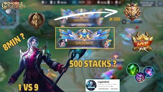 INSANE SAUVAGE  MEILLEUR BUILD CECILION  MOBILE LEGENDS FR [upl. by Glynis110]