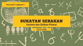 Sukatan Serakan Data Tak Terkumpul Varians dan Sisihan Piawai [upl. by Aerda]