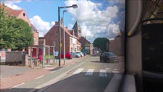 De Lijn MAN Lions City sur la ligne 89 entre Comines Place SainteAnne et Ieper Station [upl. by Dahl]