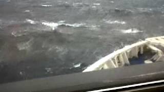 Newfoundland ferry in massive waves quotMUST SEEquot [upl. by Nehtanhoj450]