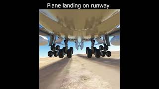 Emergency Plane Landing Boeing 747 shorts [upl. by Tullus]