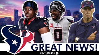 The Texans Just Got Triple Dose Of GOOD NEWS [upl. by Groeg]