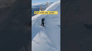 Revelstoke is different 😳 Crazy line from TravisRice1 snowboarding ride revelstoke snowboard [upl. by Felicdad]