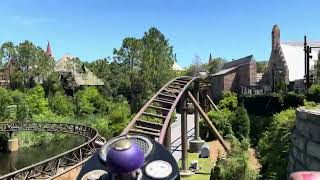 Hagrid’s Magical Creatures Motorbike Adventure Front Row POV [upl. by Heall]