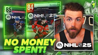 STARTING NO MONEY SPENT IN NHL 25 [upl. by Franchot]