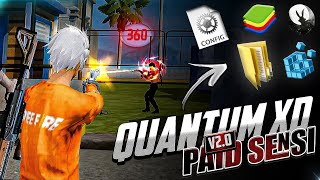 Revealing QUANTUM XD Paid Sensi V20 Which Gives 0 Recoil  Free Fire PC [upl. by Eniron849]