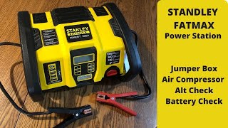 FATMAX 1000 Power Station  Jump Starter Air Inflator Alternator Checker  Peace of Mind [upl. by Hanoj]