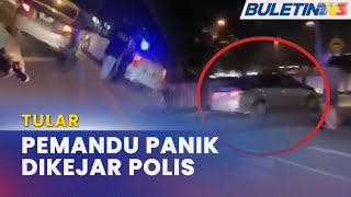 TULAR  Panik Langgar Isyarat Merah Pemandu Memecut Kereta [upl. by Einaej]