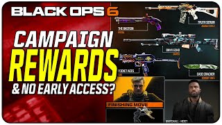 Black Ops 6 Campaign Rewards amp No Early Access [upl. by Katlaps]