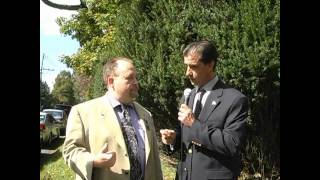 Biden fundraiser for Himes in Greenwich Connecticut Interview 1 [upl. by Nixon551]