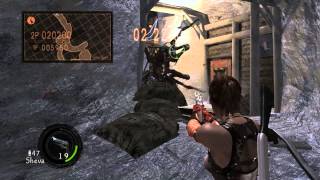 RE5  Survivors Resident Evil 5 Wii Concept Gameplay  WiimoteNunchuck GlovePie [upl. by Let]