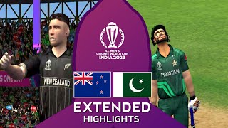 EA SPORTS CRICKET ™ 23  PAKISTAN vs NEW ZEALAND  World Cup 2023  Extended Highlights  Gameplay [upl. by Ashok]