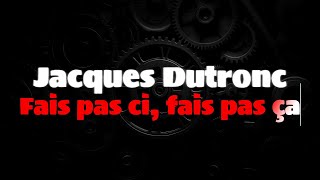 Jacques Dutronc  Fais pas ci fais pas ça FRENCH LYRICS  ENGLISH AND GREEK TRANSLATION [upl. by Yelyk]