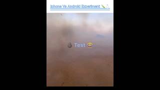 Iphone Vs Android 💣 Test 😂 Experiment 🧪🥼facts shorts experiment iphone [upl. by Florinda]