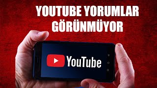 YOUTUBE YORUM GÖZÜKMÜYOR  \u00100 ÇÖZÜMÜ [upl. by Rein]