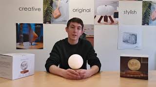 How to Levitate or Set Up the Gingko Smart Moon Lamp [upl. by Sredna]