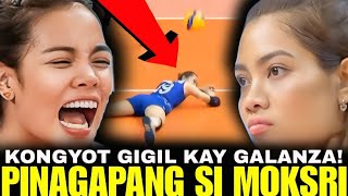 Jema Galanza PINAGAPANG si Moksri Alas Pilipinas KINAPOS pero LUMABAN vs Thailand Sea V League [upl. by Jamima661]