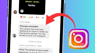 Message Unavailable Instagram  Instagram Message Unavailable  See Message Unavailable On Instagram [upl. by Lletniuq]