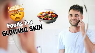 Food diet for healthy and glowing skin  naturally Glow Skin food amazingfacts foodfacts [upl. by Hplodur]